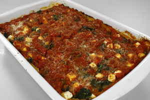 Lasagne med spinat og feta, billede 4