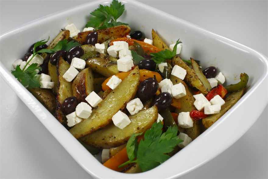 Græsk kartoffelsalat ... klik for at komme tilbage