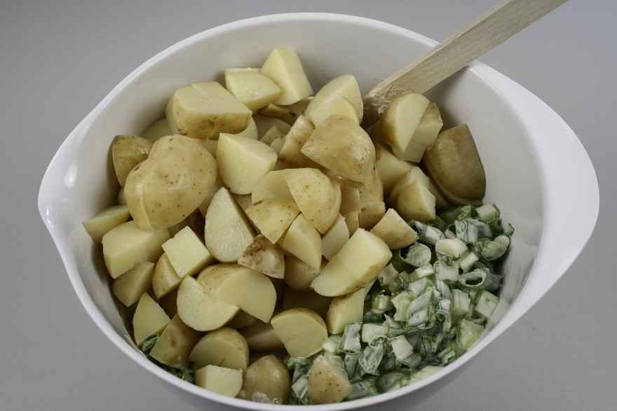 Kartoffelsalat med cremet dressing ... klik for at komme tilbage
