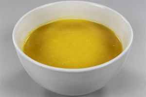Gulerodssuppe med flødeost