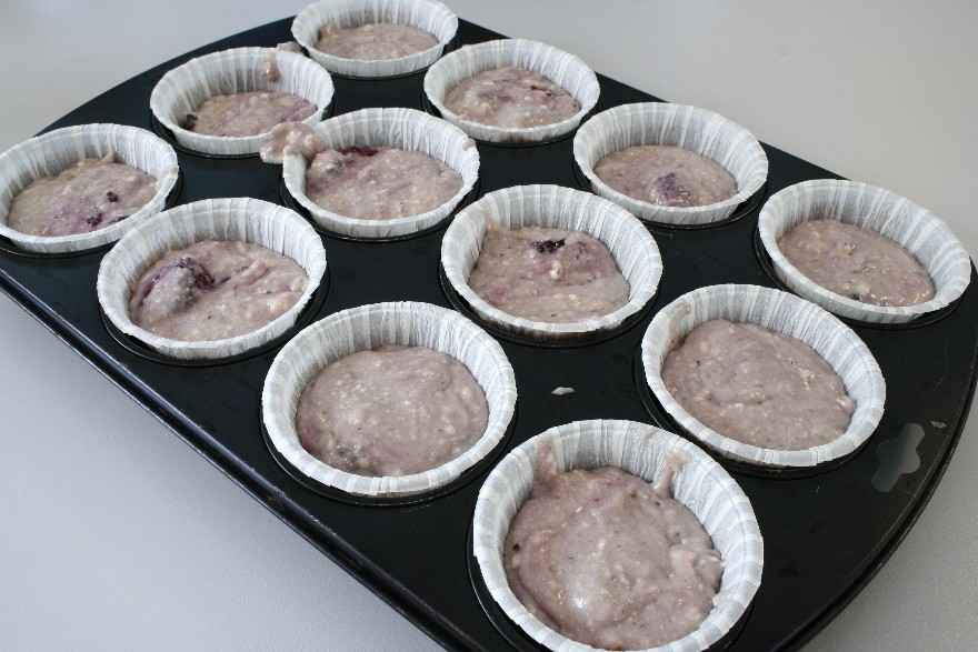 Brombær muffins ... klik for at komme tilbage
