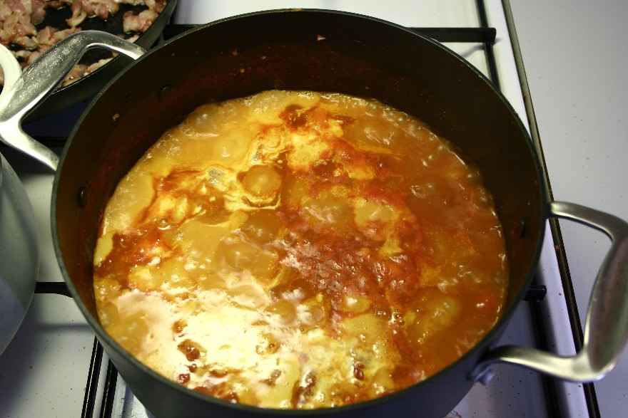 Kylling i tomat flødesovs med pasta ... klik for at komme tilbage