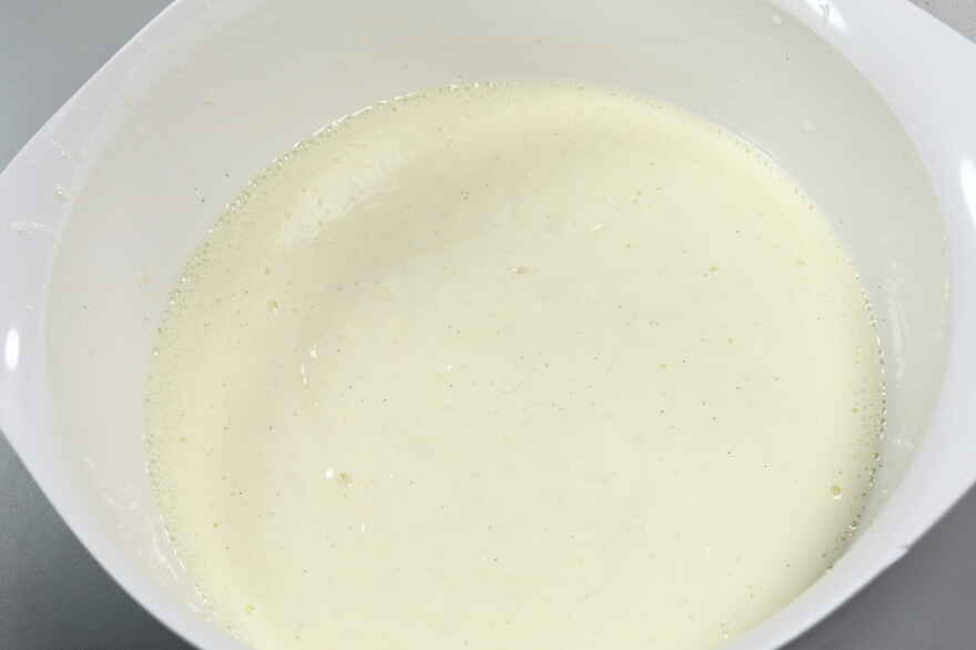 Koldskål med vaniljecreme - Creme Anglaise ... klik for at komme tilbage