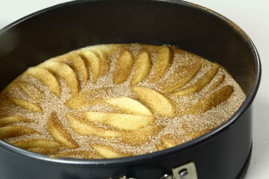 Glutenfri bagt æblekage ... klik for at komme tilbage