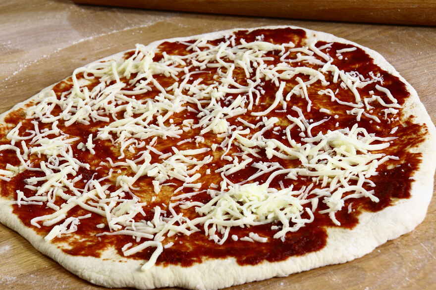Skinke pizza ... klik for at komme tilbage