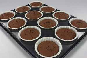 Chokolade muffins, børnevenlig, billede 4
