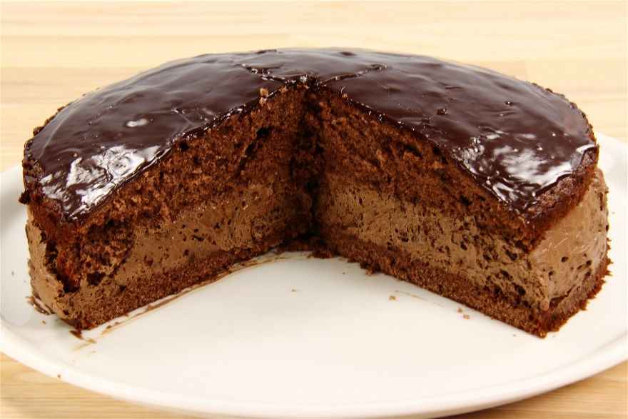 Amerikansk Chokoladekage  ... klik for at komme tilbage