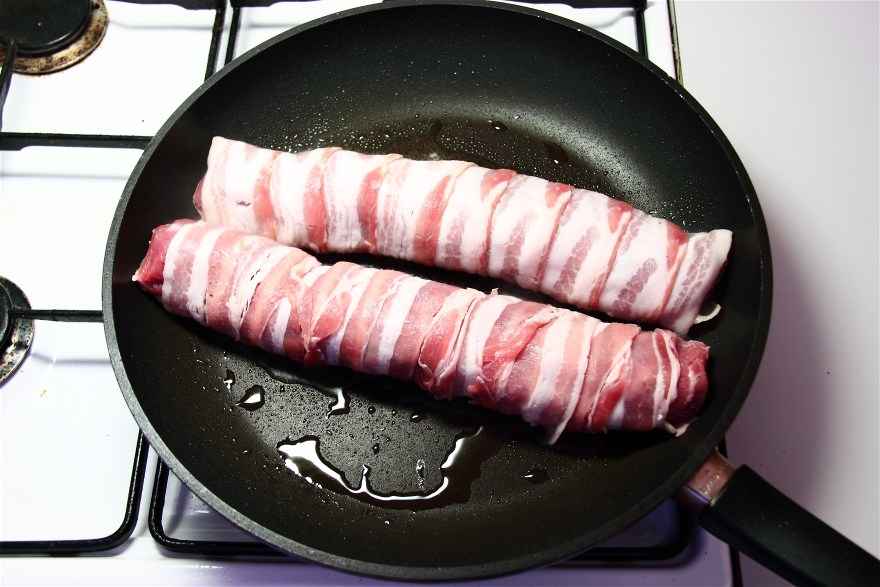 Mørbrad med bacon ... klik for at komme tilbage