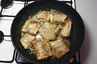 Stegt torsk med rabarbersauce og spinat- ærtesalat ... klik på billedet for at komme tilbage