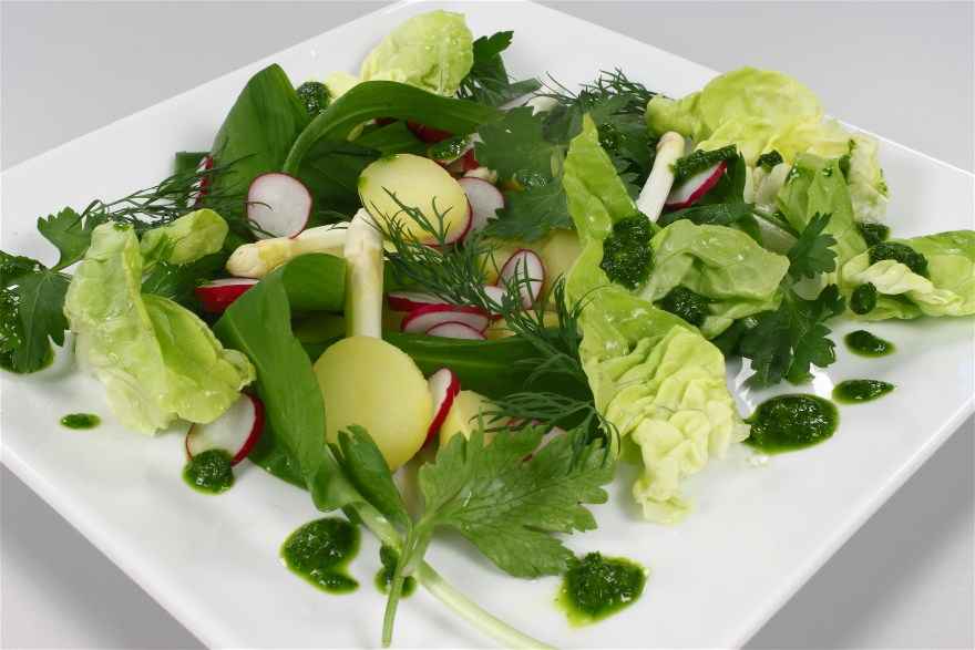 Salat med ramsløg ... klik for at komme tilbage