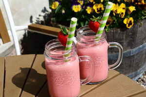 Jordbærsmoothie - Jordbær smoothie, billede 4