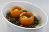 Bagte tomater med æg ... klik på billedet for at komme tilbage
