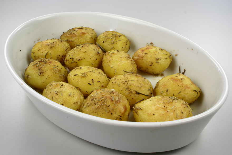Lammeculotte på pande med stegte kartofler og bagte rødløg ... klik for at komme tilbage