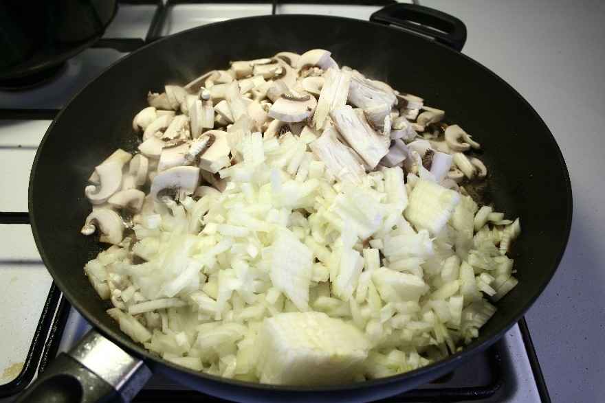 Koteletter med champignon og ost ... klik for at komme tilbage