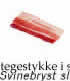 Stegestykke i skiver