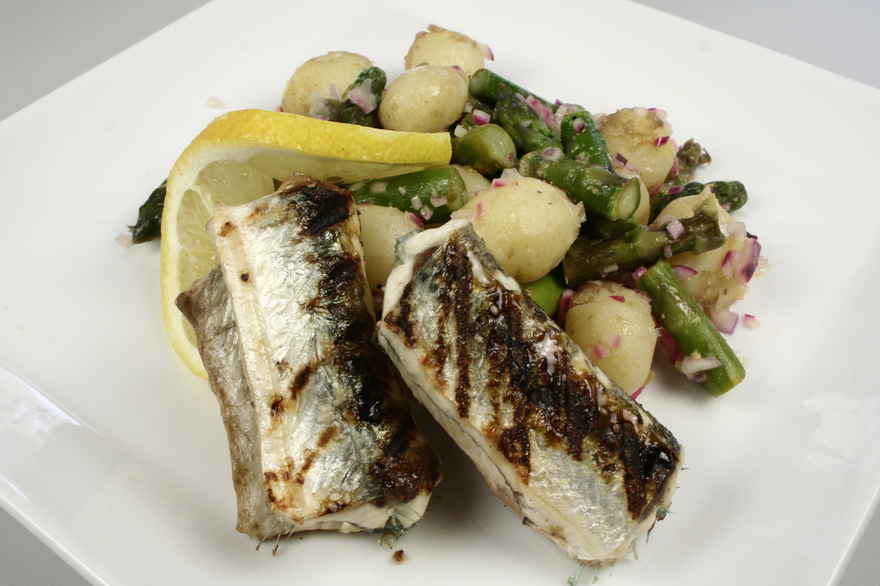 Grillet hornfisk 02 ... klik for at komme tilbage