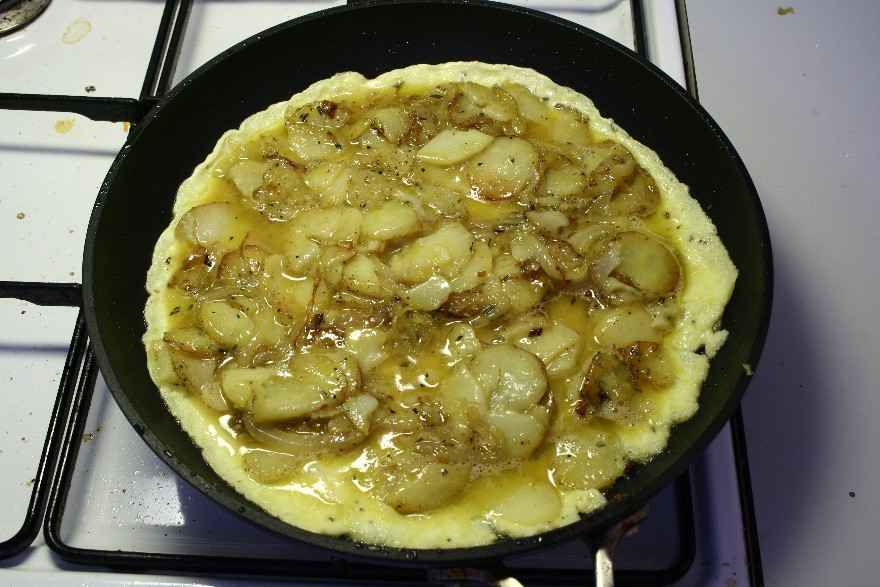 Spansk kartoffelomelet ... klik for at komme tilbage