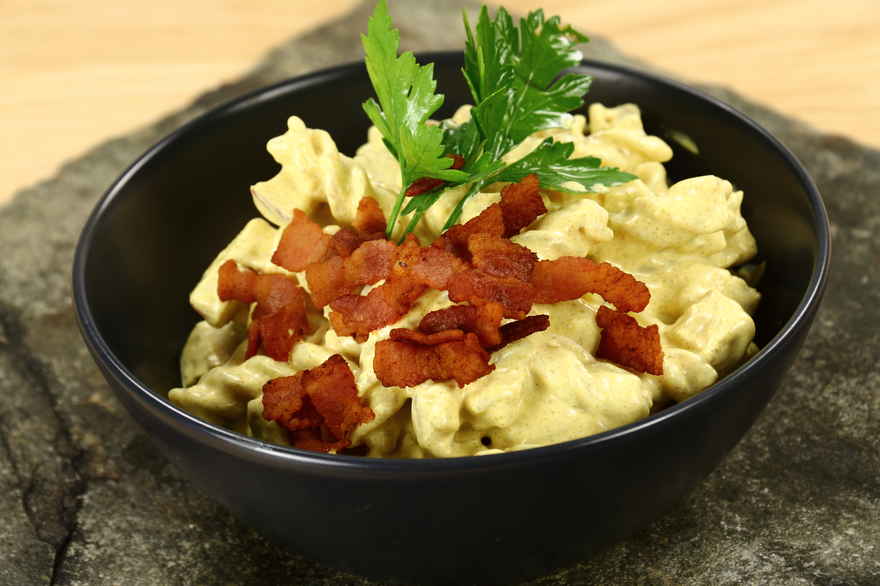 Pastasalat med kylling og bacon ... klik for at komme tilbage