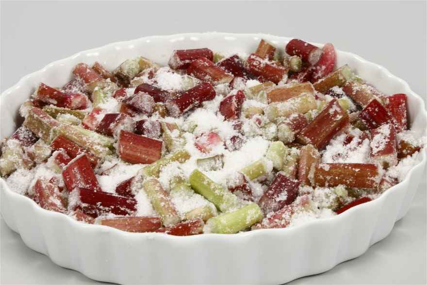 Rabarberpie med smuldredej ... klik for at komme tilbage