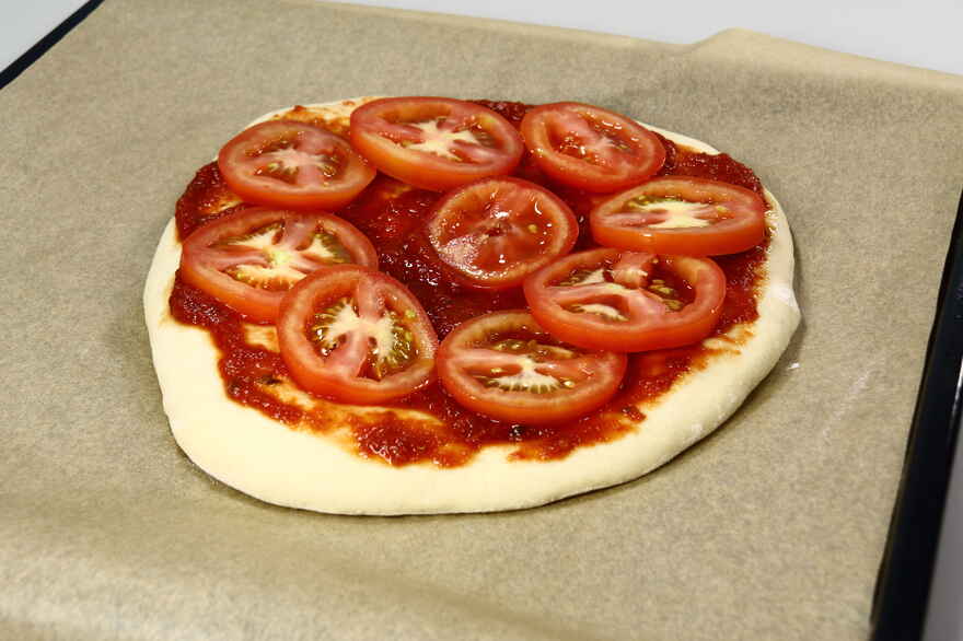 Pizza siciliana (Med sardel og oliven) ... klik for at komme tilbage