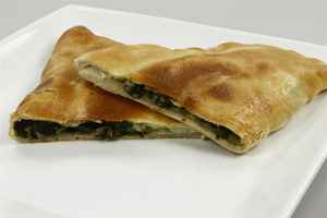 Calzoncini con spinaci (portions calzone med spinatfyld), billede 4