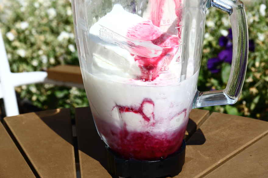 Solbær milkshake - solbærmilkshake ... klik for at komme tilbage