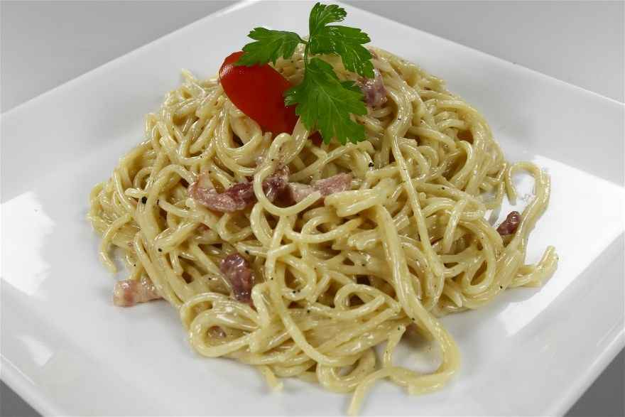 Spagetti alla carbonara ... klik for at komme tilbage