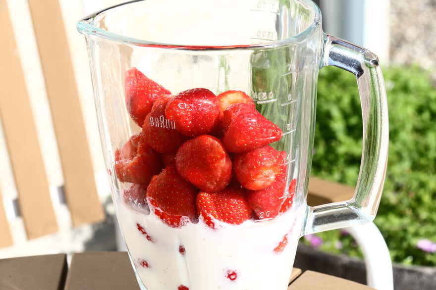 Strawberry milkshake ... klik for at komme tilbage