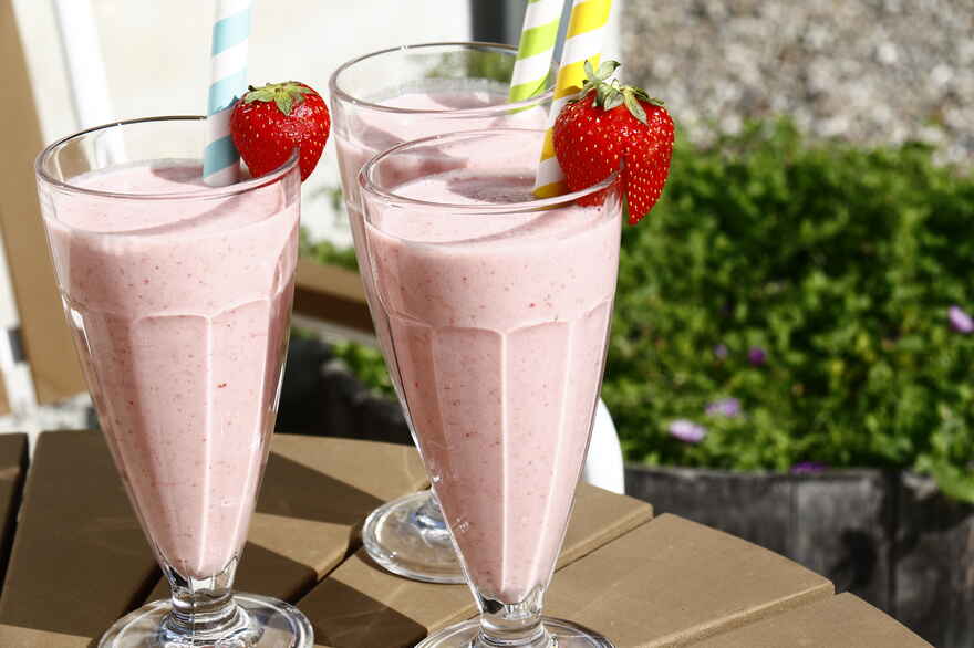 Strawberry milkshake ... klik for at komme tilbage