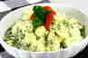 Kold kartoffelsalat i sur sød marinade ... klik på billedet for at komme tilbage