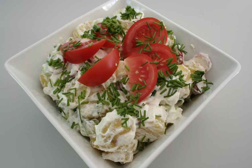 Grov kartoffelsalat ... klik for at komme tilbage