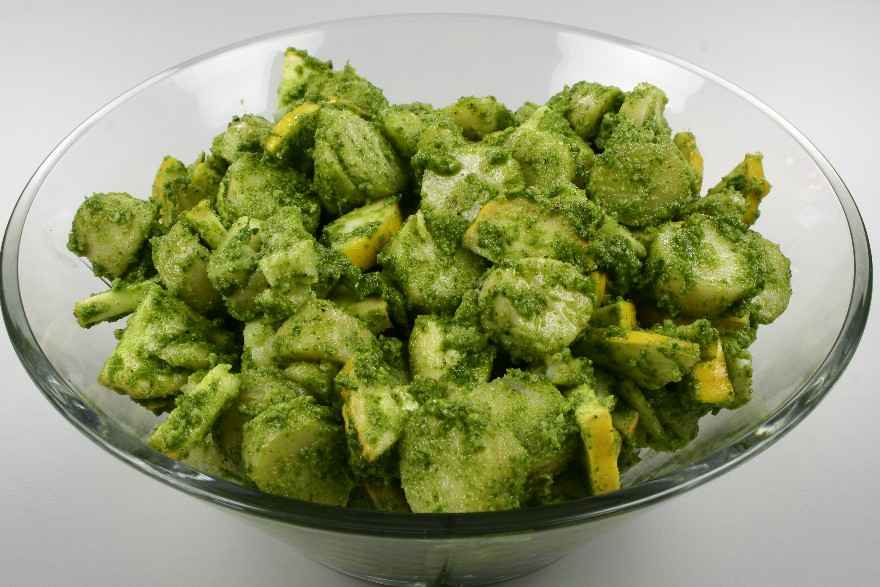 Italiensk kartoffelsalat med pesto ... klik for at komme tilbage