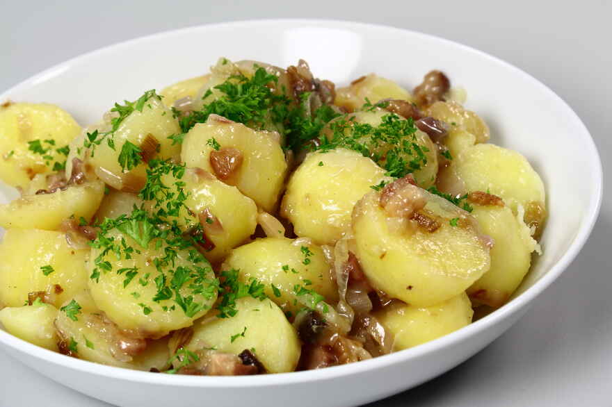 Tysk varm Kartoffelsalat ... klik for at komme tilbage