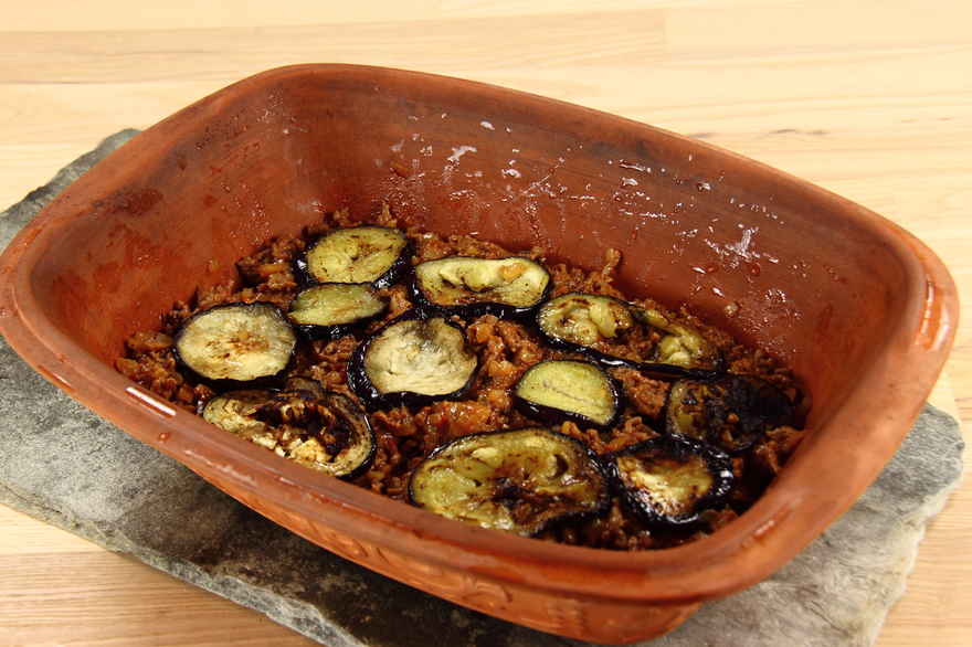 Moussaka i Stegeso ... klik for at komme tilbage