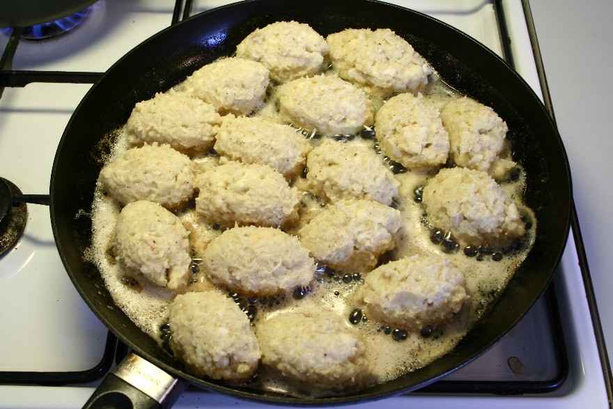 Blomkålsfrikadeller ... klik for at komme tilbage