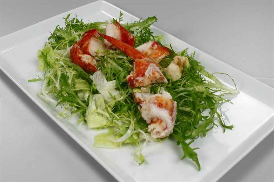 Hummersalat med safransauce ... klik for at komme tilbage