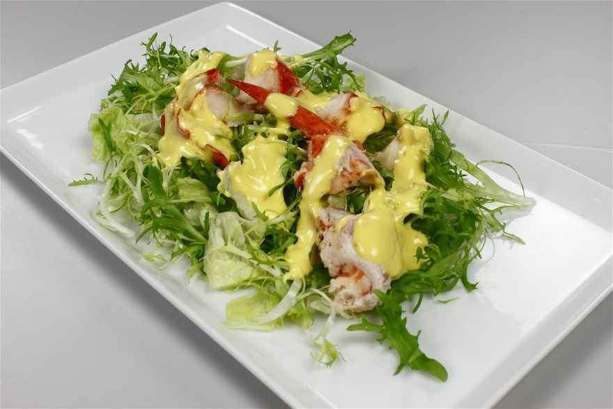 Hummersalat med safransauce ... klik for at komme tilbage