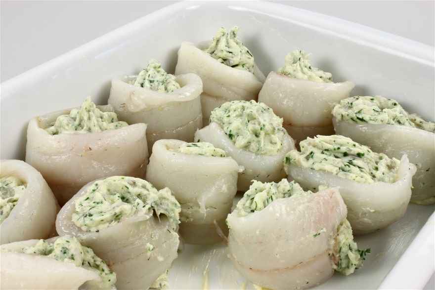 Jomfruhummerfyldt pighvarfilet med hummersauce ... klik for at komme tilbage