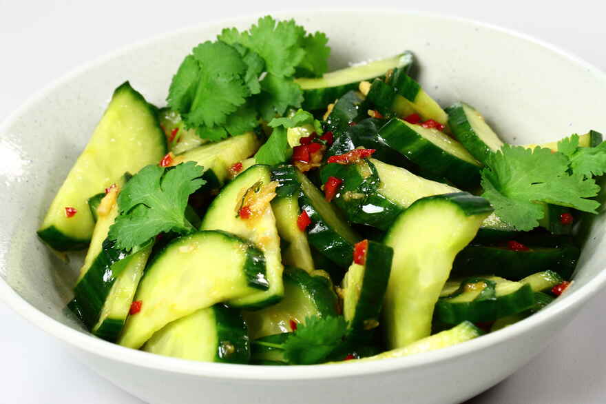 Asiatisk agurkesalat ... klik for at komme tilbage