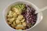 Kartoffelsalat med bladselleri og rødløg ... klik på billedet for at komme tilbage
