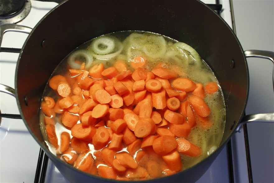 Gulerodssuppe med flødeost ... klik for at komme tilbage