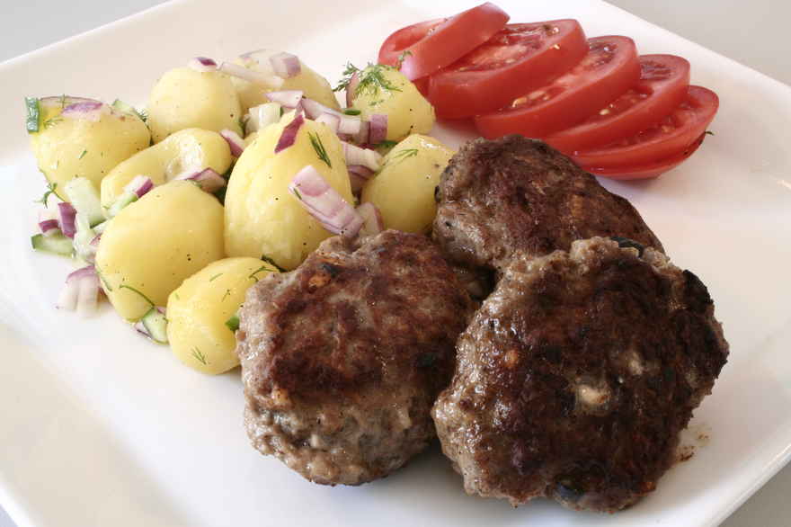 Italienskkrydrede lammefrikadeller ... klik for at komme tilbage