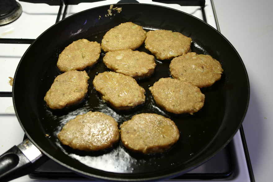 Veganske linsefrikadeller ... klik for at komme tilbage