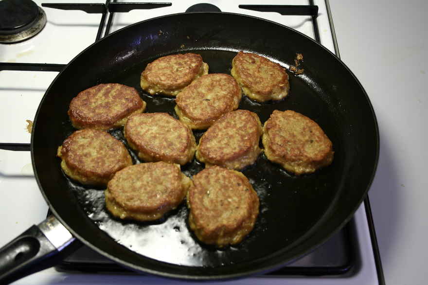 Veganske linsefrikadeller ... klik for at komme tilbage