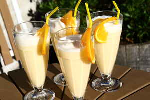 Gul appelsin shake