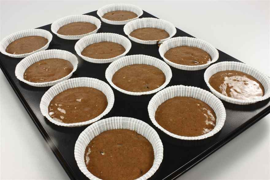 Chokolademuffins med bananer ... klik for at komme tilbage