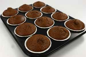 Chokolademuffins med bananer, billede 4