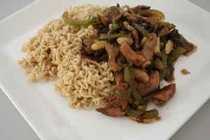 Kinesisk kylling i wok med svampe, billede 4