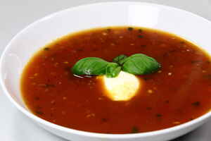 Italiensk tomatsuppe, billede 4