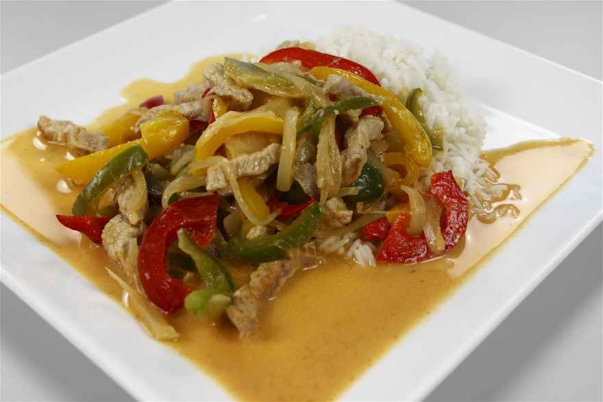 Thai-karry med ris ... klik for at komme tilbage